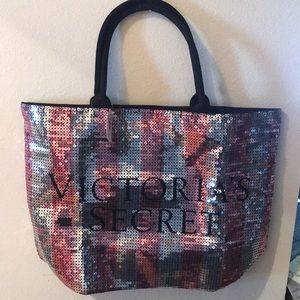 VICTORIA SECRET SEQUINS TOTE BAG